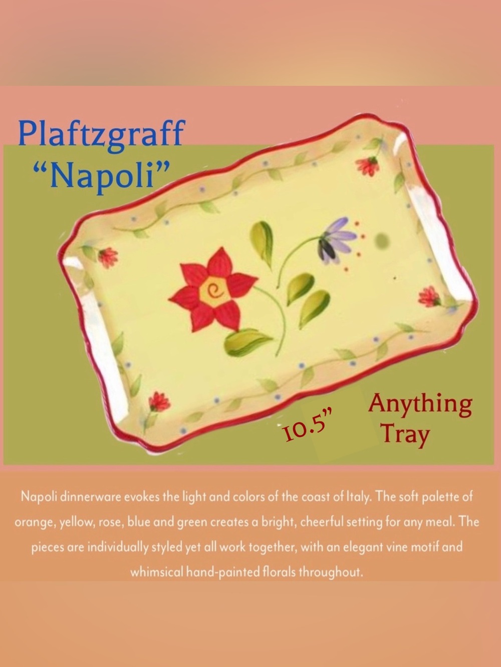 Pfaltzgraff “Napoli” Anything Tray